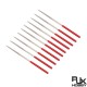 RJX 10Pcs 140mm Round Diamond Needle File / Flat Diamond Needle File