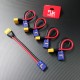 RJXHOBBY 1pcs QS8-S Anti-spark Female to AS150U Anti-fire Male Connector