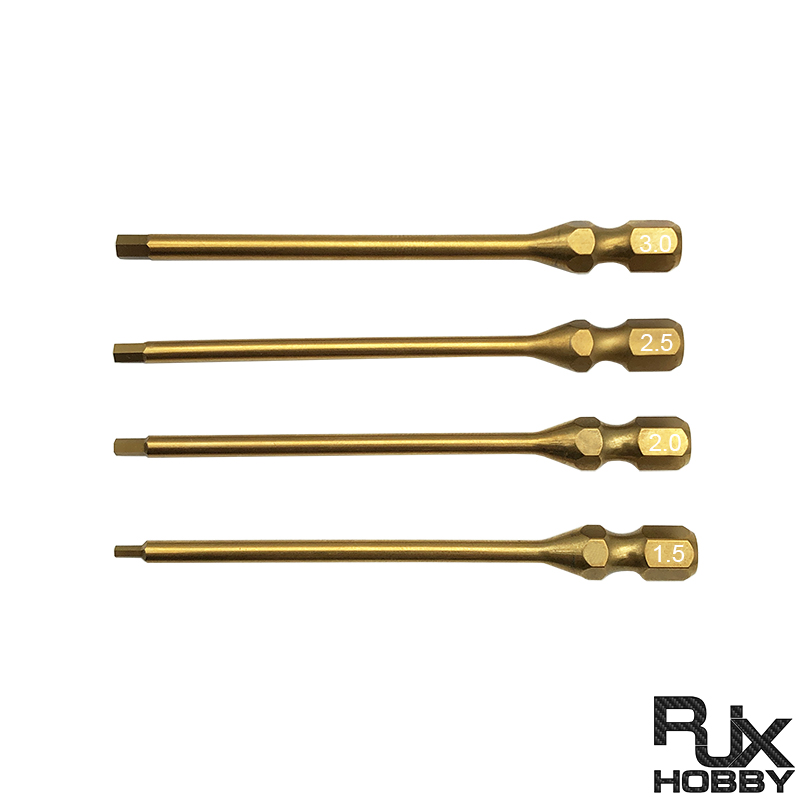 RJX 6.35mm Hex Sets 1.5mm 2.0mm 2.5mm 3.0mm