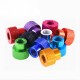 RJX 50pcs M3 M4  Blind Hole Hand Nut Aluminum Knurled Step Thumb Nut