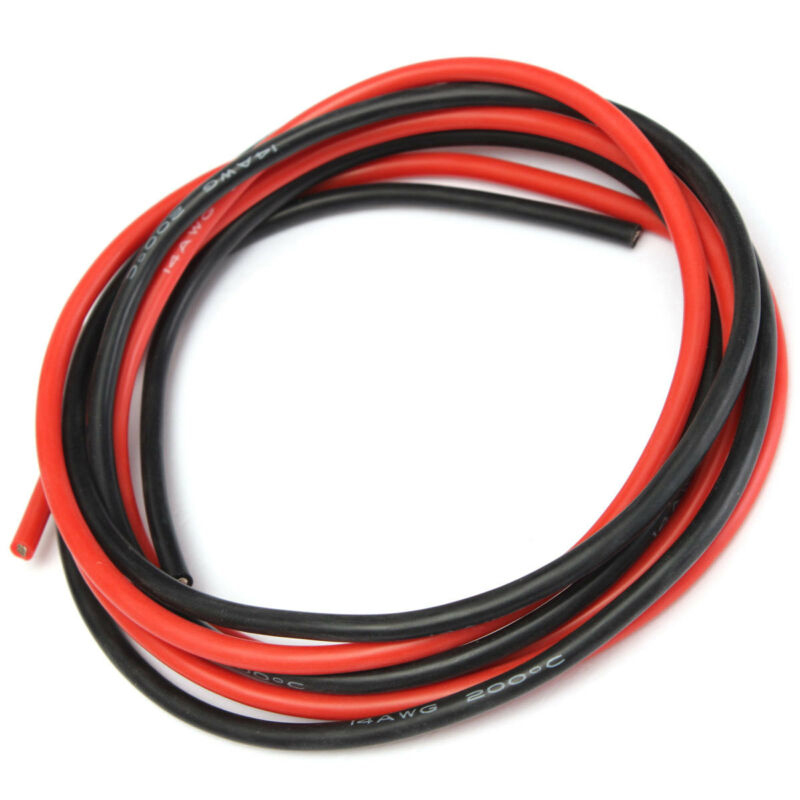 RJXHOBBY 100meters 6 8 10 12AWG Extra Soft Silicone Wire Cable