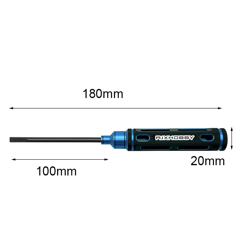 RJX upgraded HSS titanized Flat Head Screw driver Tools 3.0mm / 4.0mm / 5.0mm / 5.8mm for RC Models Car Boat Airplane