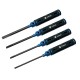 RJXHOBBY upgraded HSS titanized Hex /Nut/ Phillips/ Flat Screwdriver 16 pcs kits