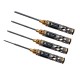 RJXHOBBY Supper Light Knurled Grip HSS titanized Hex /Nut/ Phillips/ Flat Screwdriver 16 pcs kits