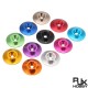 RJX 50pcs M3*18*3.5mm / M4*18*3.5mm  alum washer for Hex Socket Flat Countersunk Head Screw