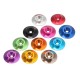 RJX 50pcs M3*18*3.5mm / M4*18*3.5mm  alum washer for Hex Socket Flat Countersunk Head Screw