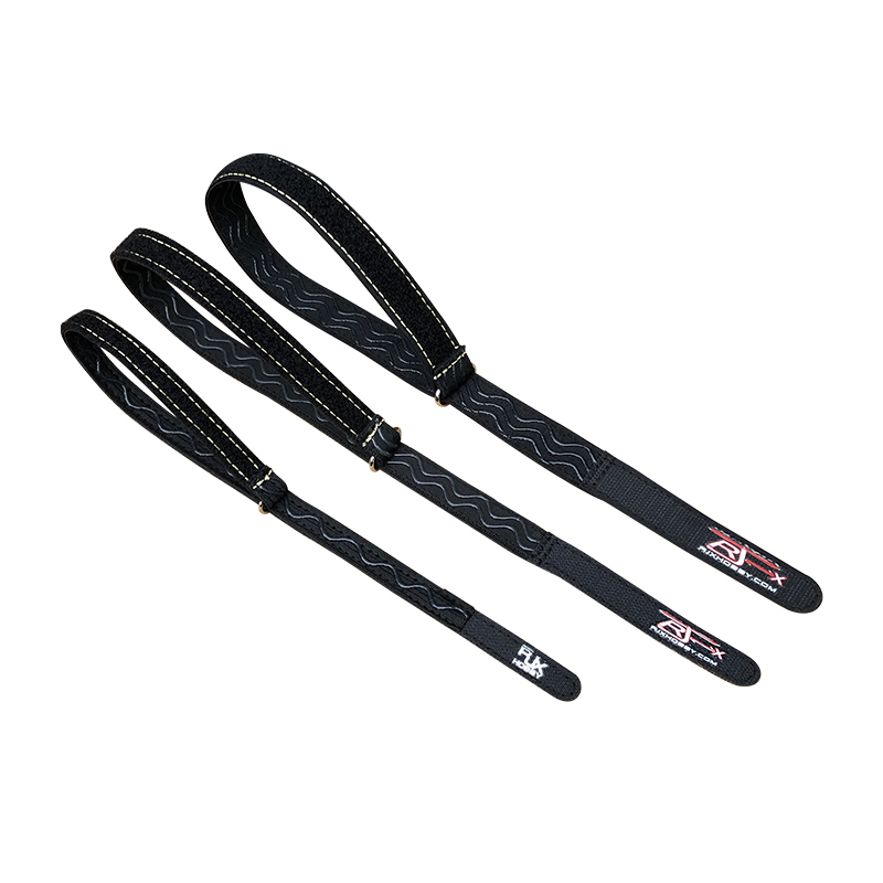 RJXHOBBY 2pcs Kevlar Stitched Non-Slip Silicone Battery Straps( Length: 180-400mm)