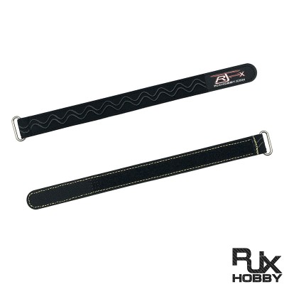 RJXHOBBY 2pcs Kevlar Stitched Non-Slip Silicone Battery Straps(Width: 20mm Length: 180 -400mm)