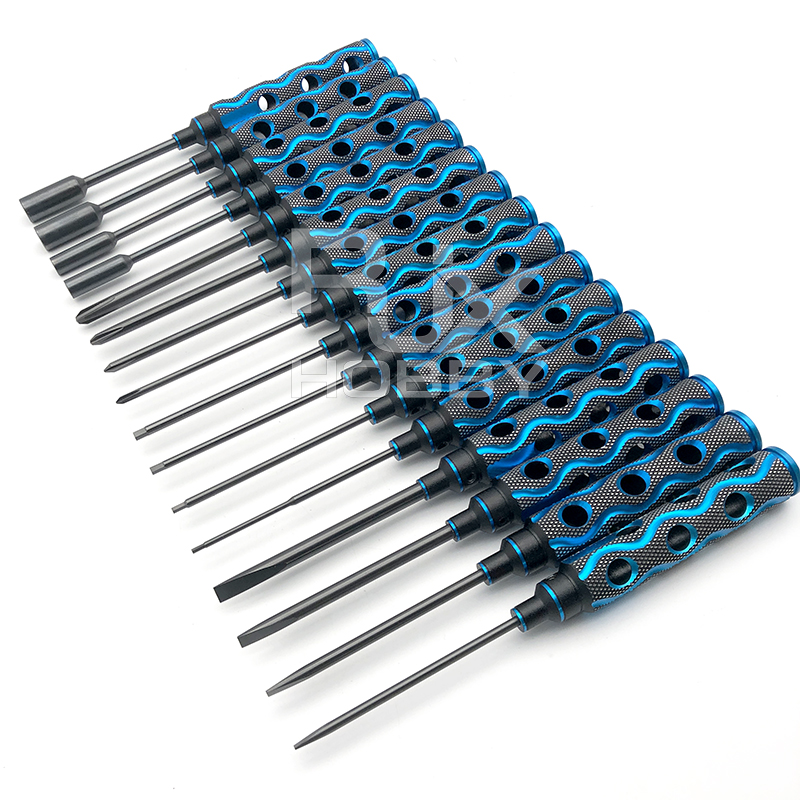 RJX 4pcs Flat Head Screw driver Tools Kit Set 3.0mm / 4.0mm / 5.0mm / 5.8mm for RC Models Car Boat Airplane