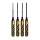 RJX 4pcs Hollow Handle Hex Screw driver Tools Kit Set 1.5mm / 2.0mm / 2.5mm / 3.0mm for RC Models Car Boat Airplane