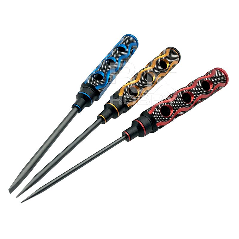 RJX 4pcs Flat Head Screw driver Tools Kit Set 3.0mm / 4.0mm / 5.0mm / 5.8mm for RC Models Car Boat Airplane