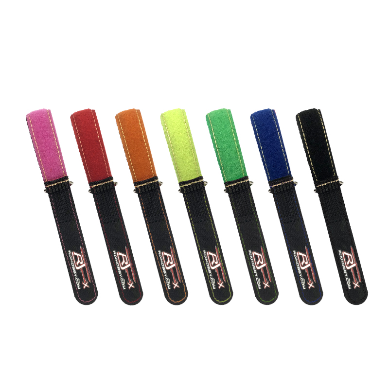 RJXHOBBY 2pcs Kevlar Stitched Non-Slip Silicone Battery Straps(Width: 20mm Length: 180-1000mm)