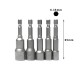 RJX 65mm 1/4" 6.35mm 5pcs 1/4in 5/16in 3/8in 7/16in 1/2in Nut Drivers