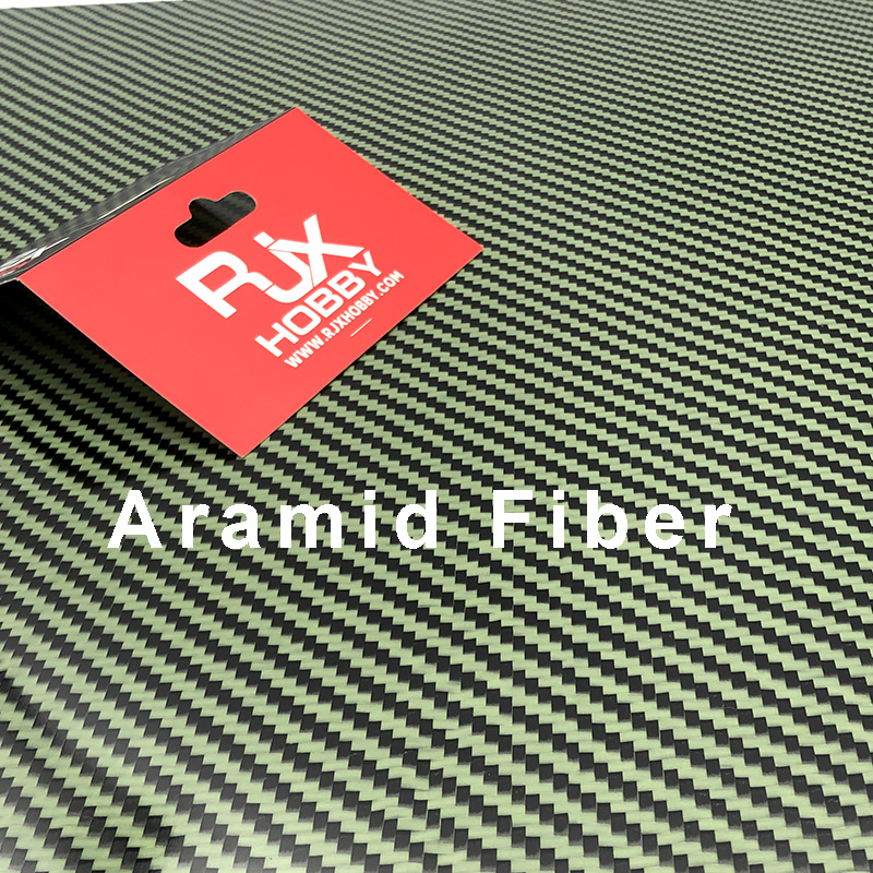 RJXHOBBY Aramid Fiber Sheet 500x400x1.0-5.0mm(Cross grain, Glossy Surface)