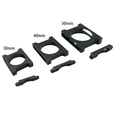 RJX 1pcs 30/40/50mm Alum Pipe clamps for carbon fiber tube