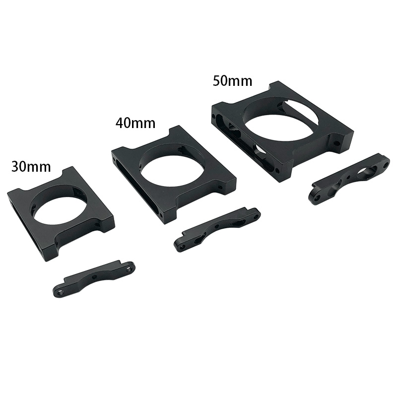 RJX 1pcs 30/40/50mm Alum Pipe clamps for carbon fiber tube