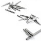 RJXHOBBY 11pcs S2 1/4 Inch 6.35mm Torx Head Electric Screwdriver Bits Tip TP6 TP7 TP8 TP9 TP10 TP15 TP20 TP25 TP27 TP30 TP40