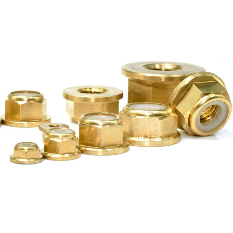 RJX 20pcs M2 M3 M4 M5 M6 M8 Copper Flange Nut 