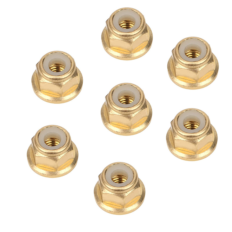 RJX 20pcs M2 M3 M4 M5 M6 M8 Copper Flange Nut 