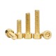 RJX 20pcs M8 M10 Brass Hex Hexagon Socket Cap Head Screws