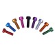RJX 50PCS 7075 Alum M3 / M4 Hex Socket head Cap Screw Anodized Aluminum Bolts Decorative screw