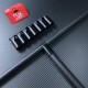 RJX 1pcs Landing Gear Aluminum Alloy Tee Tripod 25 to 20mm Carbon Fiber Tube Connector For Agriculture Drone UAV