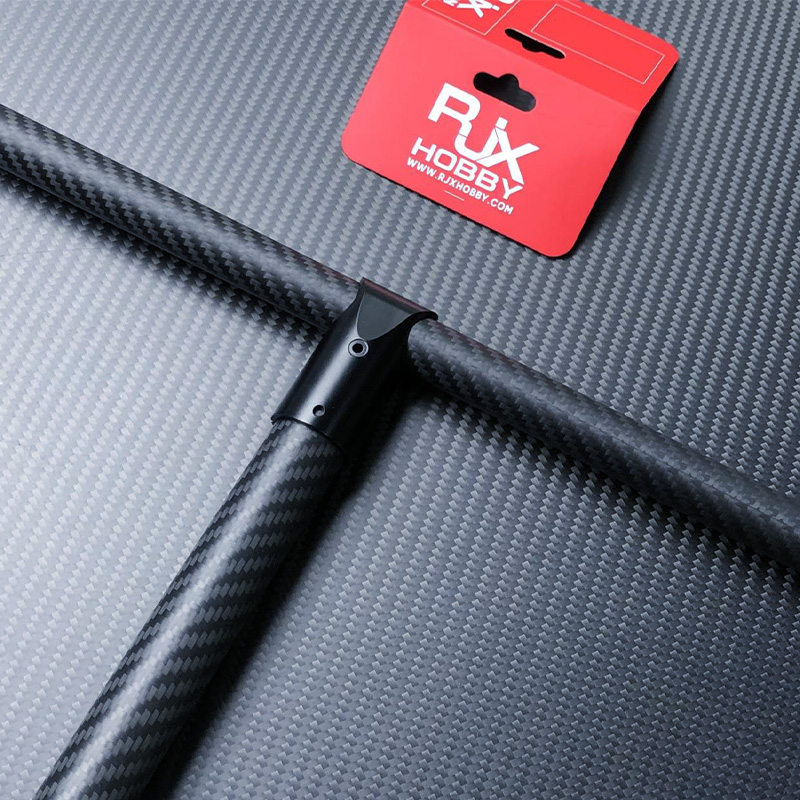 RJX 1pcs Landing Gear Aluminum Alloy Tee Tripod 25 to 20mm Carbon Fiber Tube Connector For Agriculture Drone UAV