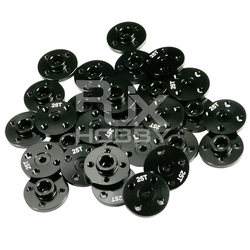 RJX Small disc 25T standard steering gear general metal rudder disk robot MG995 MG996 standard