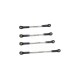 RJXHOBBY 5pcs M3 Adjustable Push Rod & Ball Joint Linkage Set Assembly Servo Connecting Rod for RC Aircraft Boat Part