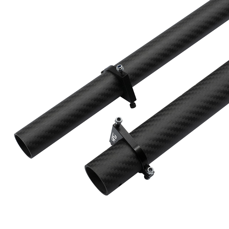 RJXHOBBY 1pcs 25mm 30mm Pipe Clamp Landing Gear Tripod Carbon Fiber Tube Clip Fixed Fixture for RC Plant Agriculture UAV Drone