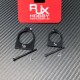 RJXHOBBY 1pcs 25mm 30mm Pipe Clamp Landing Gear Tripod Carbon Fiber Tube Clip Fixed Fixture for RC Plant Agriculture UAV Drone