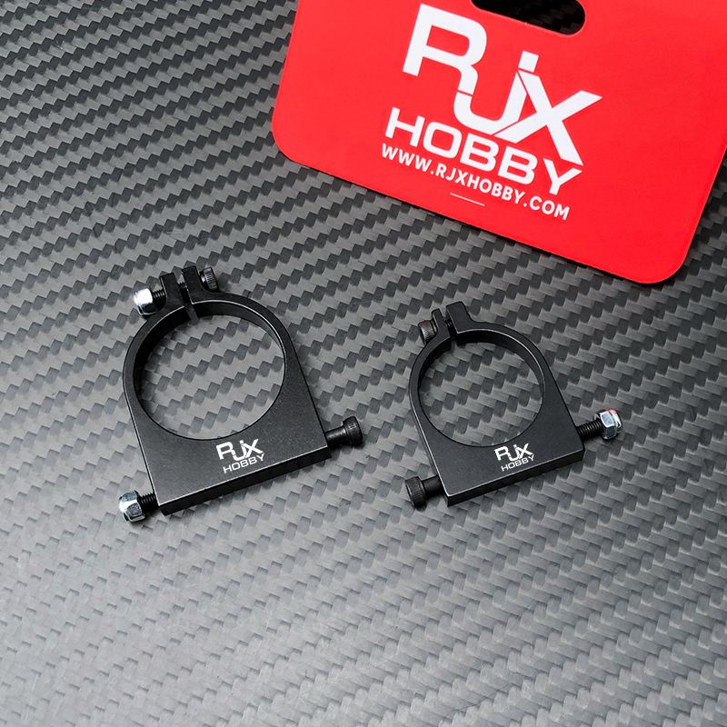 RJXHOBBY 1pcs 25mm 30mm Pipe Clamp Landing Gear Tripod Carbon Fiber Tube Clip Fixed Fixture for RC Plant Agriculture UAV Drone