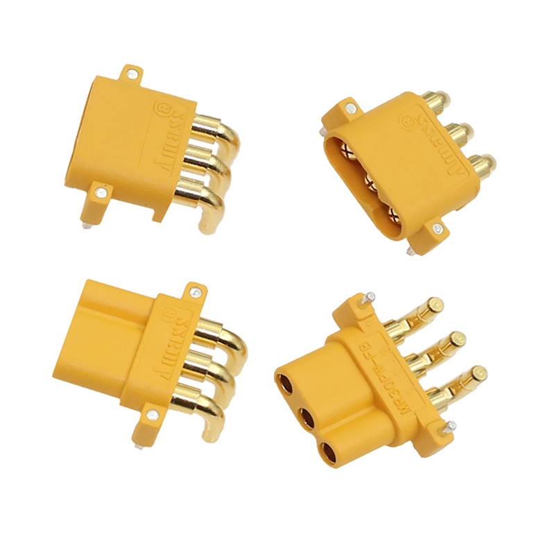 RJX 10 Pairs AMASS MR30PW Three pin Male Female 2mm Bullet Connectors Plugs 