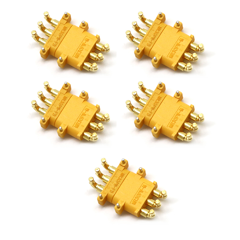 RJX 10 Pairs AMASS MR30PW Three pin Male Female 2mm Bullet Connectors Plugs 