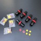RJX 25mm CNC Quick Release Plug Connector  Folding Arm Pipe Clamp  for Plant Agriculture UAV Drone