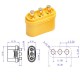 RJX10PCS Amass MR60PB Male Three-core 3 Core Plug T Plug Interface Connector Gold Plated for RC Drone Models Battery Parts
