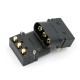 RJX10PCS Amass MR60PW-M Three Core Gold-plated Male Plug Horizontal PCB Circuit Board Connector for RC Aircraft Battery Parts