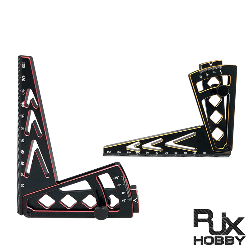 RJX 1pcs Alloy Ultra Camber Gaurge Tire Angle Ruler Tools for RC Cars 1/6 1/7 1/8 1/10 Axial Traxxas Arrma HSP HPI LOSI TM