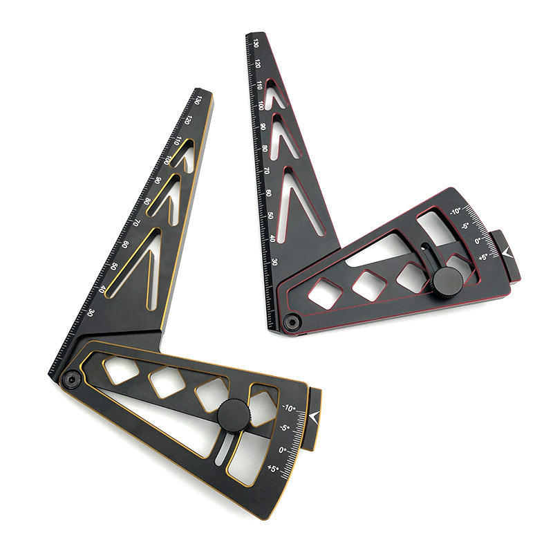 RJX 1pcs Alloy Ultra Camber Gaurge Tire Angle Ruler Tools for RC Cars 1/6 1/7 1/8 1/10 Axial Traxxas Arrma HSP HPI LOSI TM
