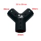 RJX Y-shaped arm base 30 to 30mm / 35 to 30mm / 35 to 35mm / 40 to 35mm pipe clamp horizontal for UAV connector