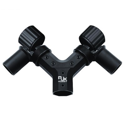 RJX Y-shaped folding arm base 35 to 30mm pipe clamp horizontal for UAV connector