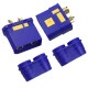RJX QS8-S Battery Connector Large Current Golden Plated Male Female Plugs with Sheath