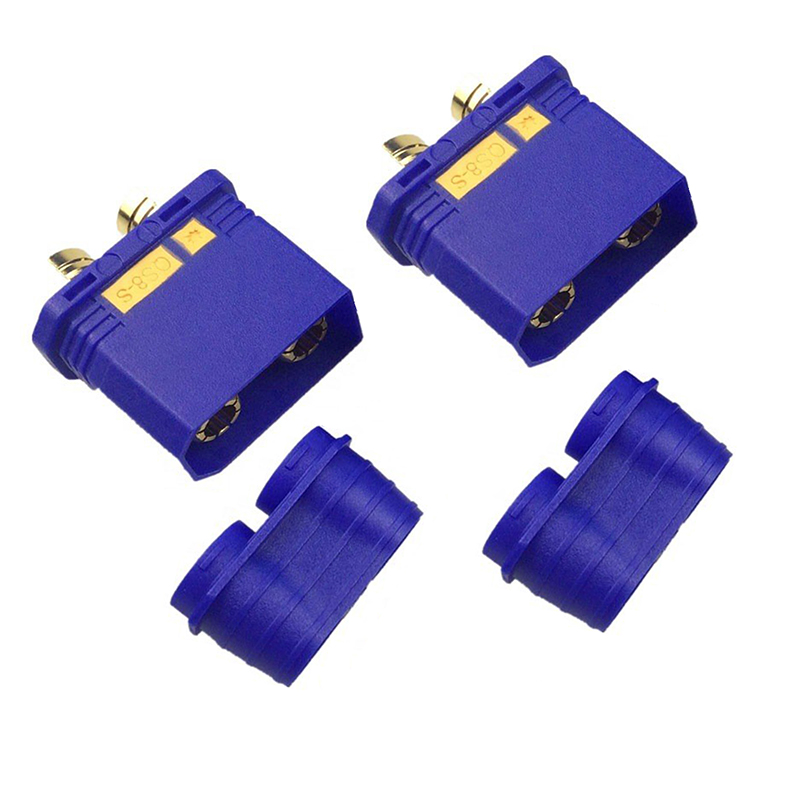 RJX QS8-S Battery Connector Large Current Golden Plated Male Female Plugs with Sheath