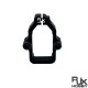 RJX 1pcs XT90-S Plug Battery Connector Fixed Mount Bracket Aluminium Alloy Holder for UAV Multicopter RC Aircraft Spare Parts