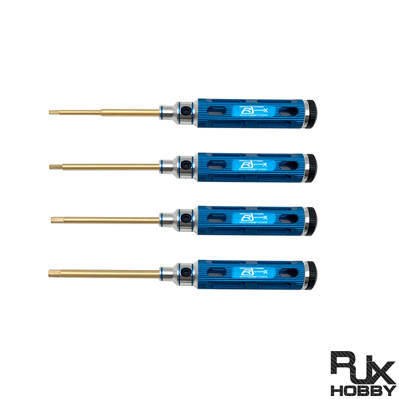 RJX 1.5 2.0 2.5 3.0mm Mini Titanium Alloy Hex Screwdriver for RC FPV