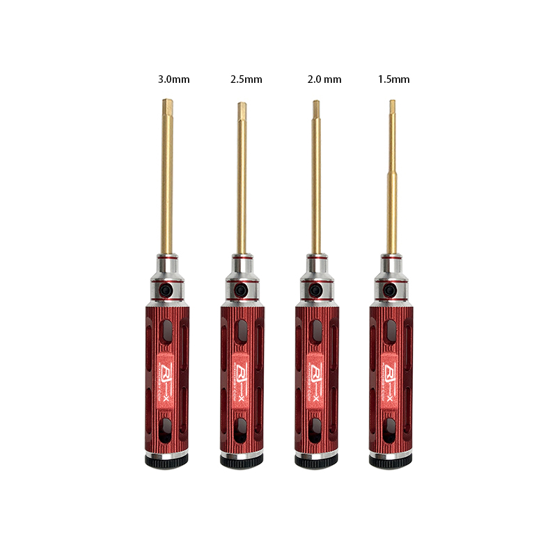RJX 1.5 2.0 2.5 3.0mm Mini Titanium Alloy Hex Screwdriver for RC FPV