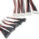 RJX 5pcs 1S 2S 3S 4S 5S 6S 7S 8S 9S 10S JST-EH Adapter Plug Balance Charger Cable Extension Used To Lipo Battery RC Helicopter