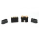 RJX QS9L Anti-spark Male Female Gold Banana Plug 180A Power Supply Battery Connector with Resistance for RC Agriculture UAV