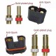 RJXHOBBY 1pairs QS12 Anti-sparking Male Female Plugs Connector High Temperature Resistance High-Current Weldable 