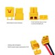 RJXHOBBY 5Pairs Amass XT30ULB XT30ULW Male Female Plug Bullet Connector Adapter With Sheath Cover for Lipo RC PCB Board Control
